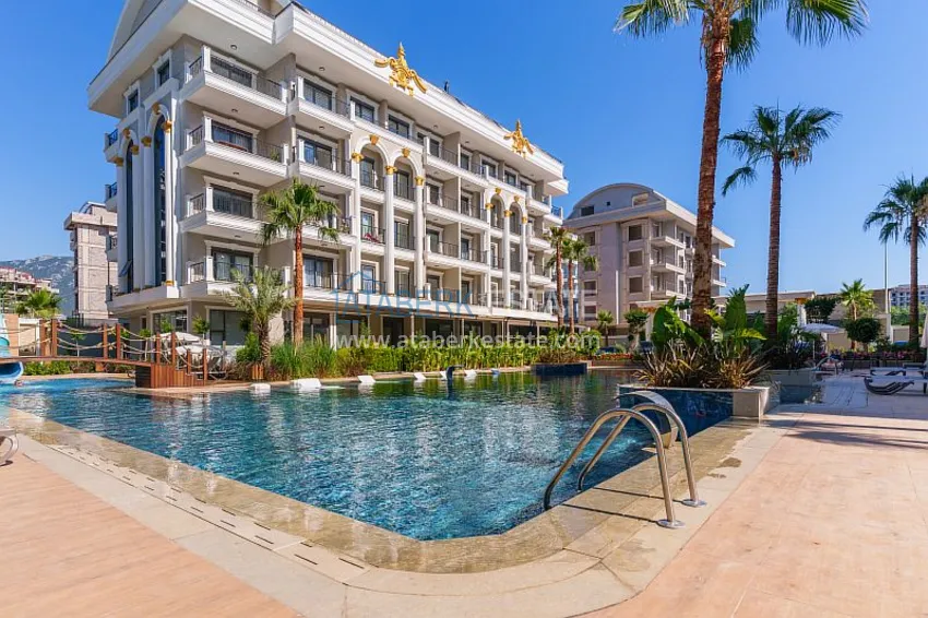 Новостройки Алании! Двухкомнатная квартира в современном жилом комплексе. Район Оба, Алания 7 