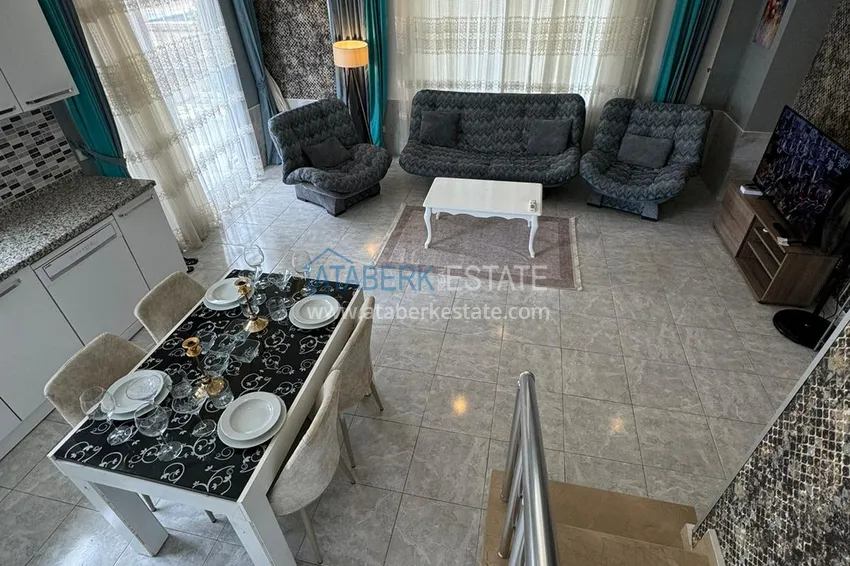 Приобрести Двухуровневая квартира с мебелью в районе Кестель – 100 метров от моря 5 