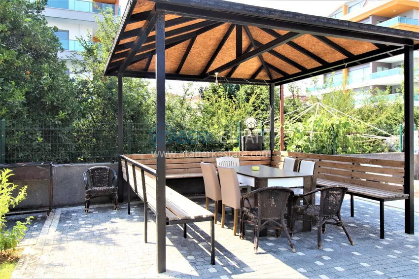 Трехкомнатная квартира с видом на море в Алании, район Кестель - вторая линия от моря 5 