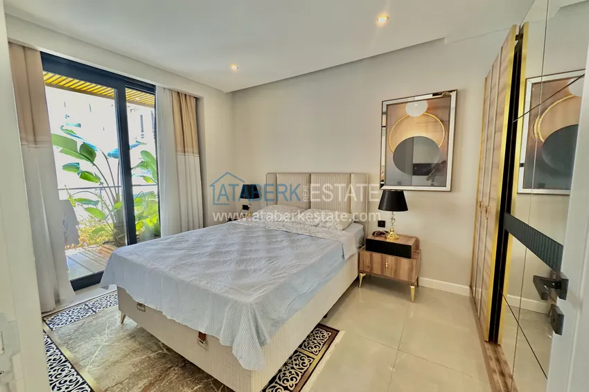 Приобрести Двухкомнатная квартира в современном комплексе – центр Алании 5 