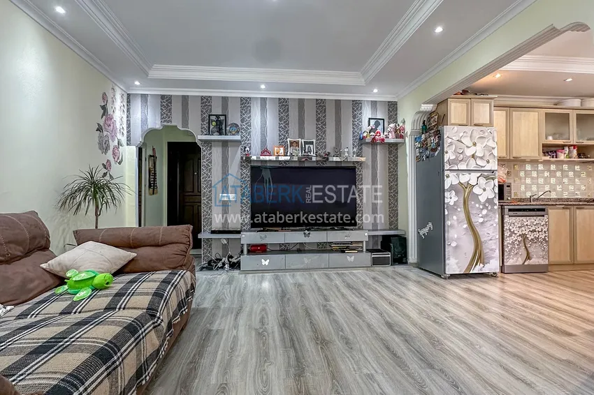 Приобрести Пентхаус-дуплекс в центре Алании – мебель, вид на море и горы, в 450 метрах от пляжа 5 