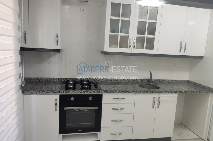 Приобрести Уютная трехкомнатная квартира с новой мебелью в Эрдемли, Верхняя Алата 5 