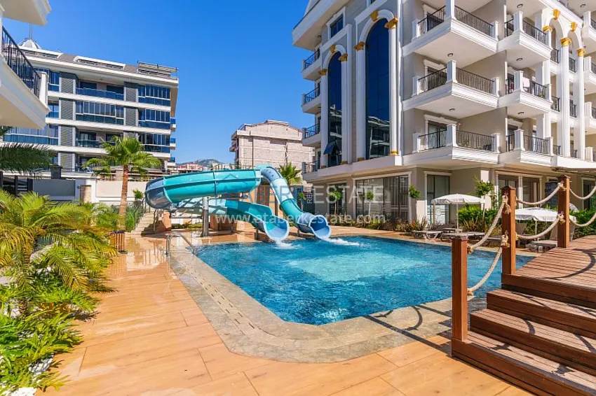 Новостройки Алании! Двухкомнатная квартира в современном жилом комплексе. Район Оба, Алания 8 