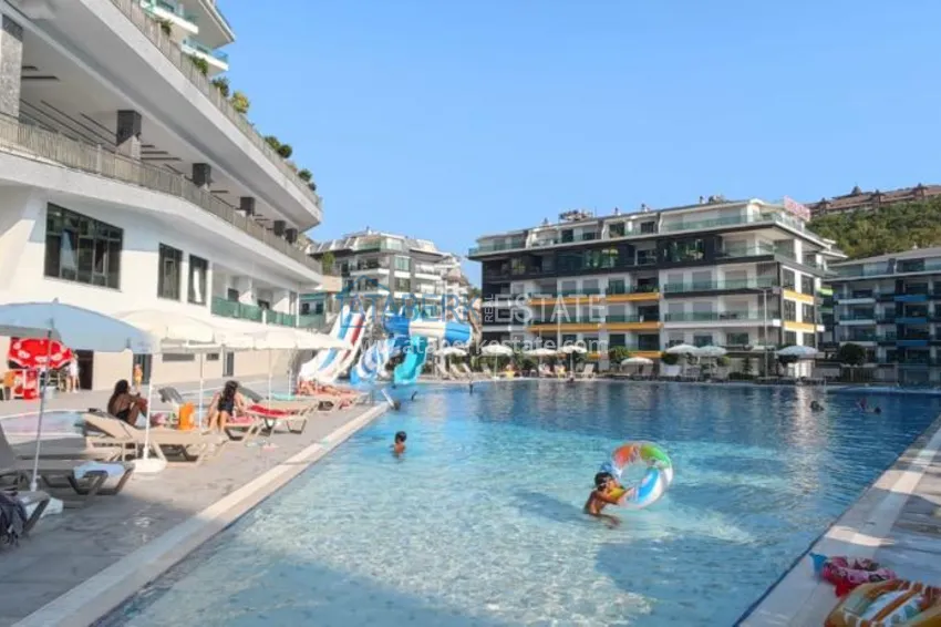 Двухкомнатная квартира с мебелью и видом на море. Район Каргыджак, Алания 7 