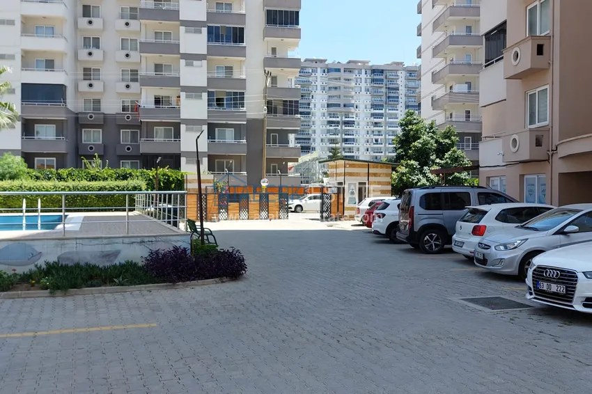 Трехкомнатная квартира с мебелью и панорамным видом на море в Чешмели, Мерсин 9 