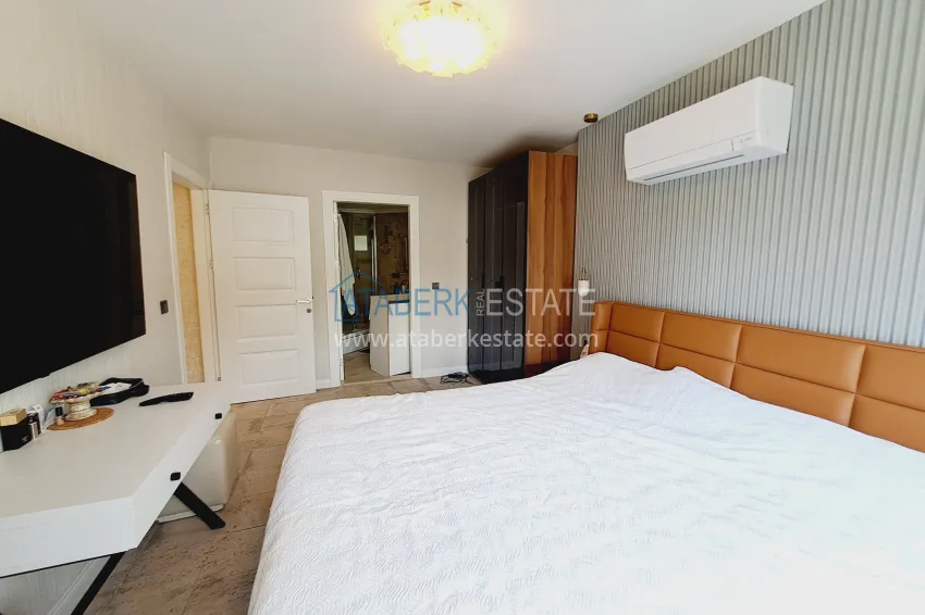 Приобрести Трехкомнатная квартира с видом в уютном жилом комплексе. Район Джикджилли, Алания 8 