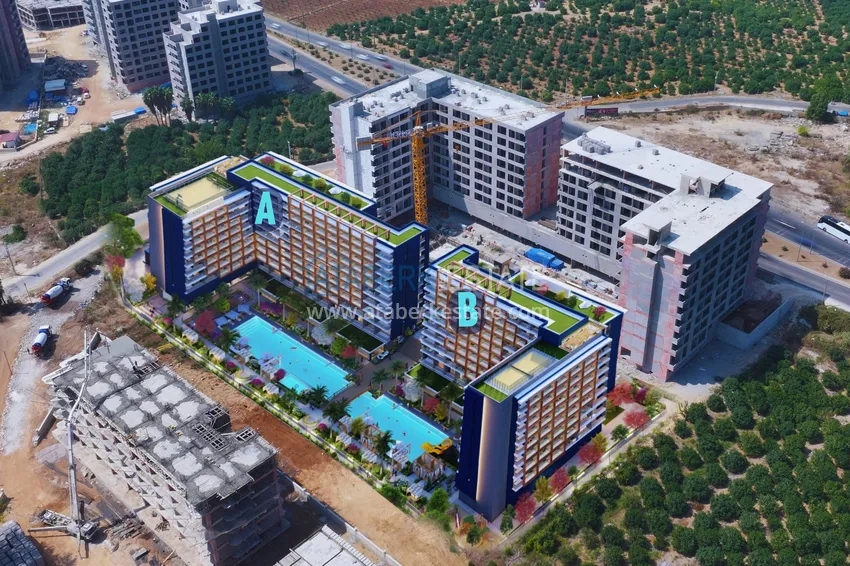 Недвижимость на этапе проекта - современный жилой комплекс в Мерсине, Томюк 7 