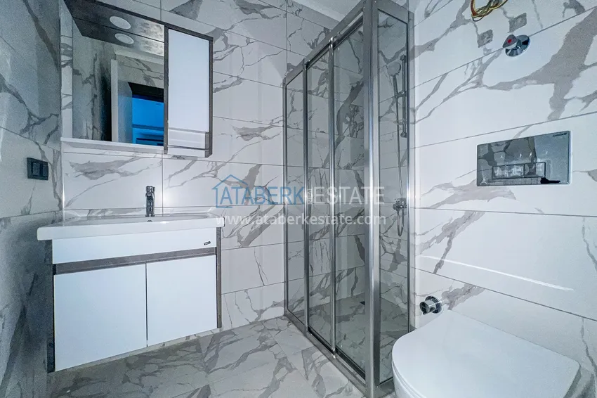 Приобрести Двухкомнатная квартира с чистовой отделкой в комплексе комфорт-класс - район Авсаллар 7