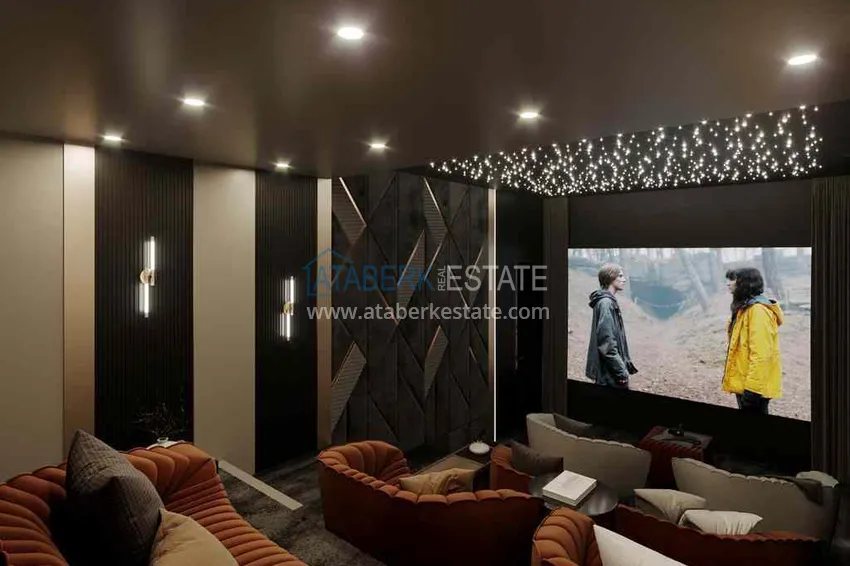 Двухкомнатные квартиры с чистовой отделкой в районе Махмутлар, Алания 12 