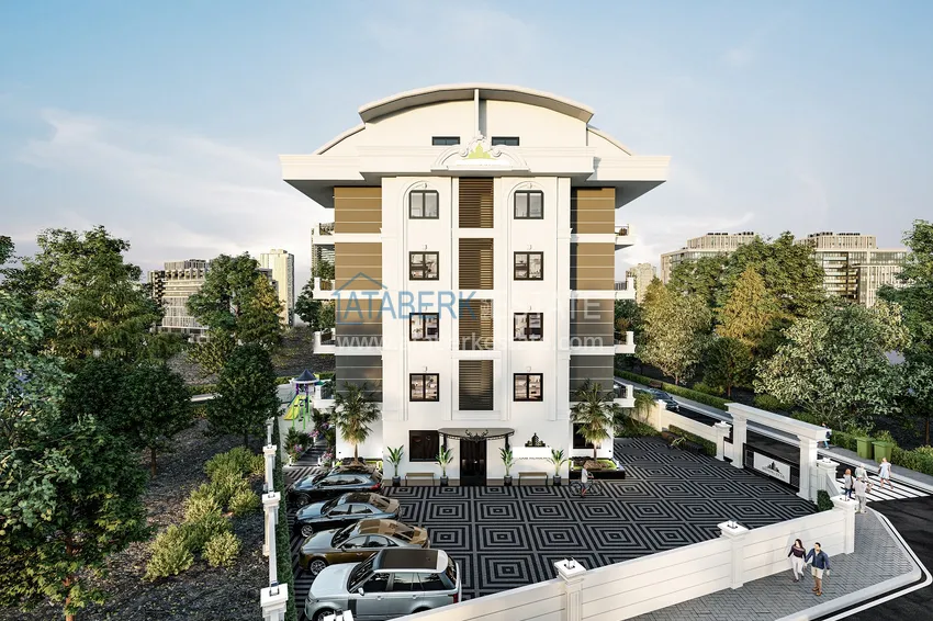 Новый проект жилого комплекса с концепцией отеля в престижном районе Оба, Аланья 8 