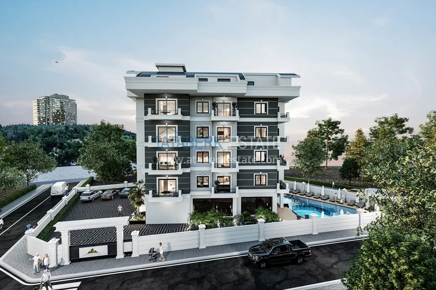 Новый проект жилого комплекса с концепцией отеля в престижном районе Оба, Аланья 9 