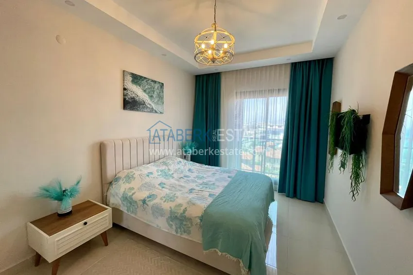 Приобрести Двухкомнатная квартира с мебелью и видом на море. Район Каргыджак, Алания 8 