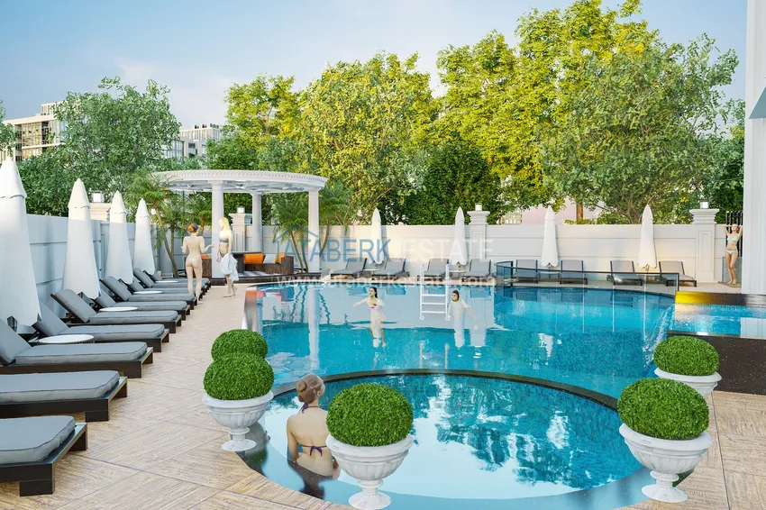 Новый проект жилого комплекса с концепцией отеля в престижном районе Оба, Аланья 10 