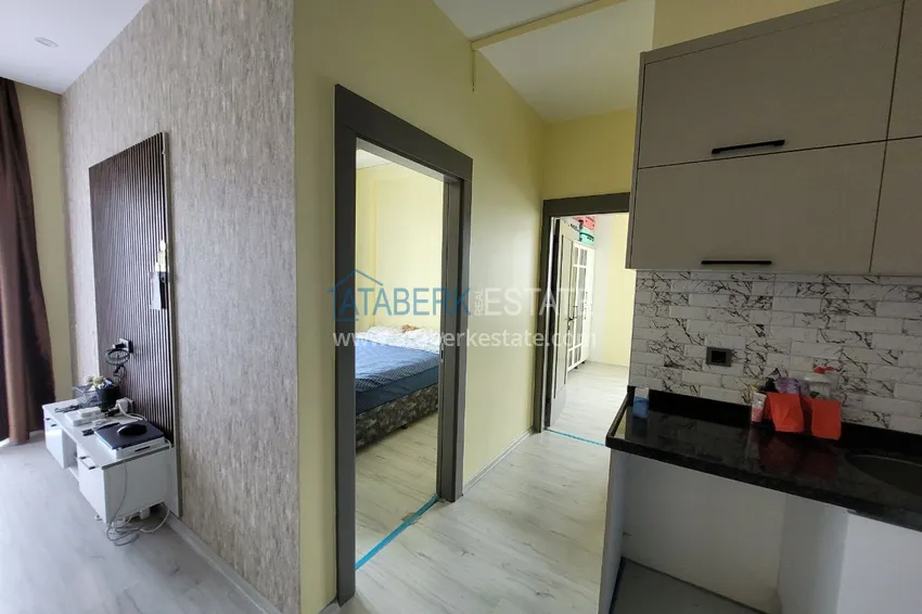 Приобрести Трехкомнатная квартира с мебелью и видом на море в Мерсине - центр Соли  6 