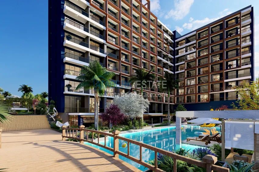 Недвижимость на этапе проекта - современный жилой комплекс в Мерсине, Томюк 9 