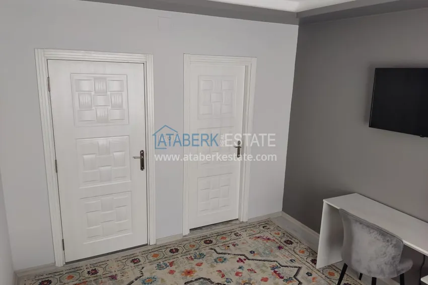 Приобрести Уютная трехкомнатная квартира с новой мебелью в Эрдемли, Верхняя Алата 8 