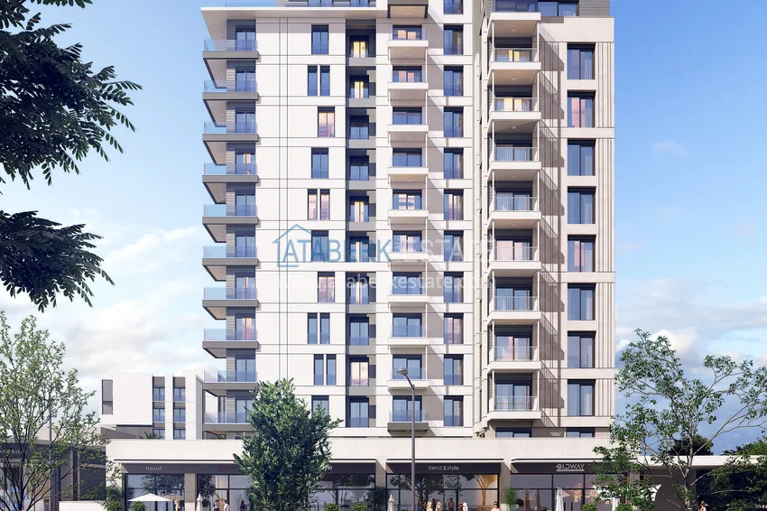 Многоквартирный строящийся комплекс премиум-класс в Анталии, район Алтынташ 8 