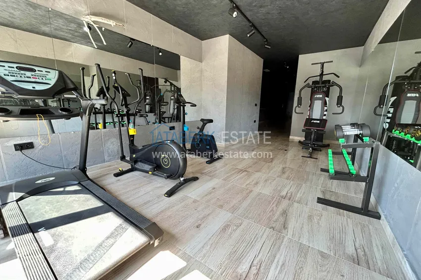 Двухкомнатные квартиры с чистовой отделкой в районе Махмутлар, Алания 13 