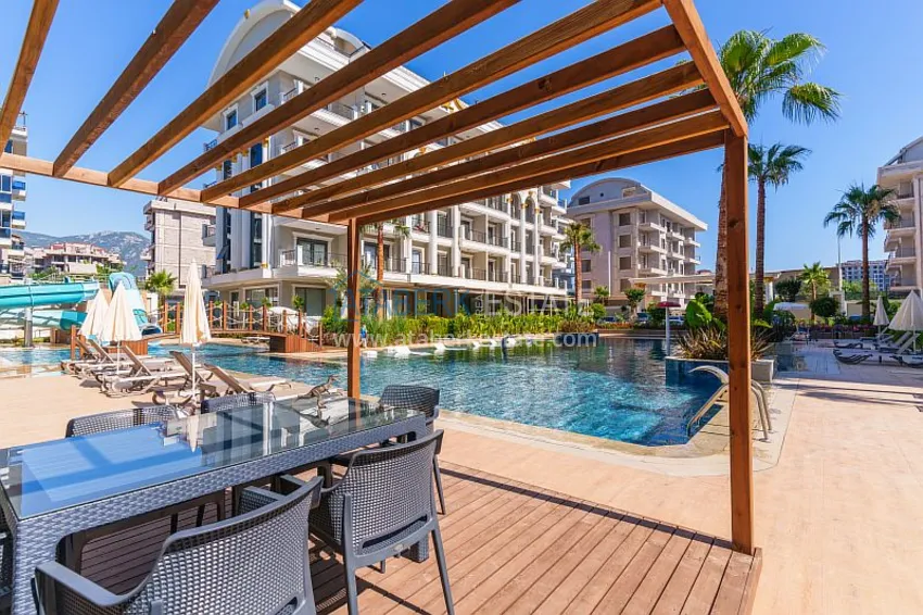 Новостройки Алании! Двухкомнатная квартира в современном жилом комплексе. Район Оба, Алания 11 