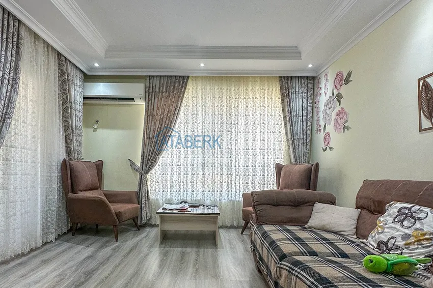 Приобрести Пентхаус-дуплекс в центре Алании – мебель, вид на море и горы, в 450 метрах от пляжа 9 