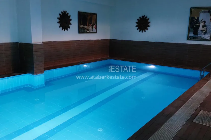 Трехкомнатная квартира с мебелью и панорамным видом на море в Чешмели, Мерсин 12 