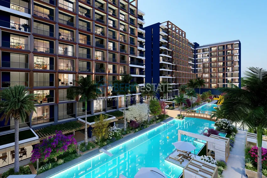 Недвижимость на этапе проекта - современный жилой комплекс в Мерсине, Томюк 11 