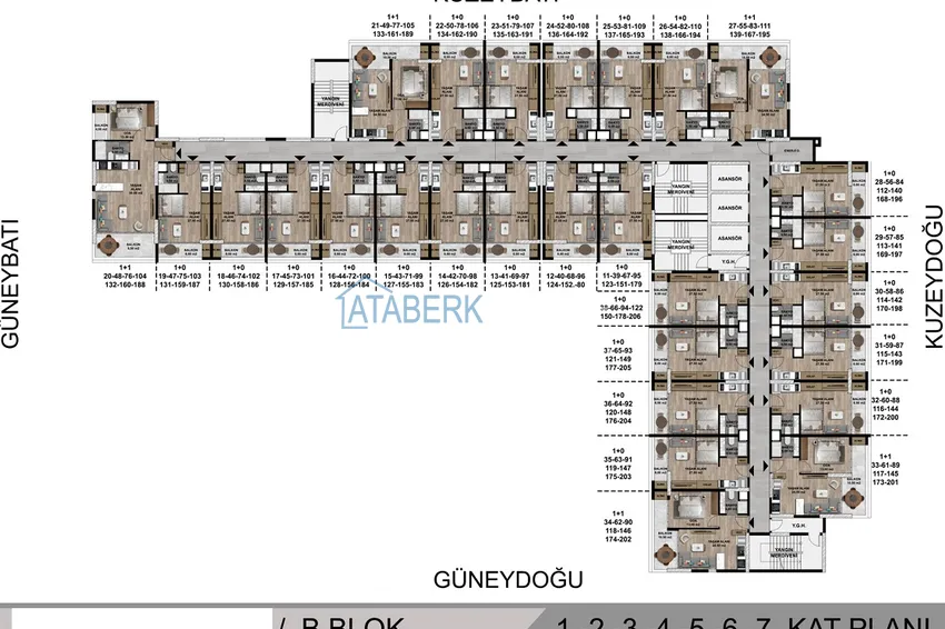 Купить дешево Недвижимость на этапе проекта - современный жилой комплекс в Мерсине, Томюк 13 