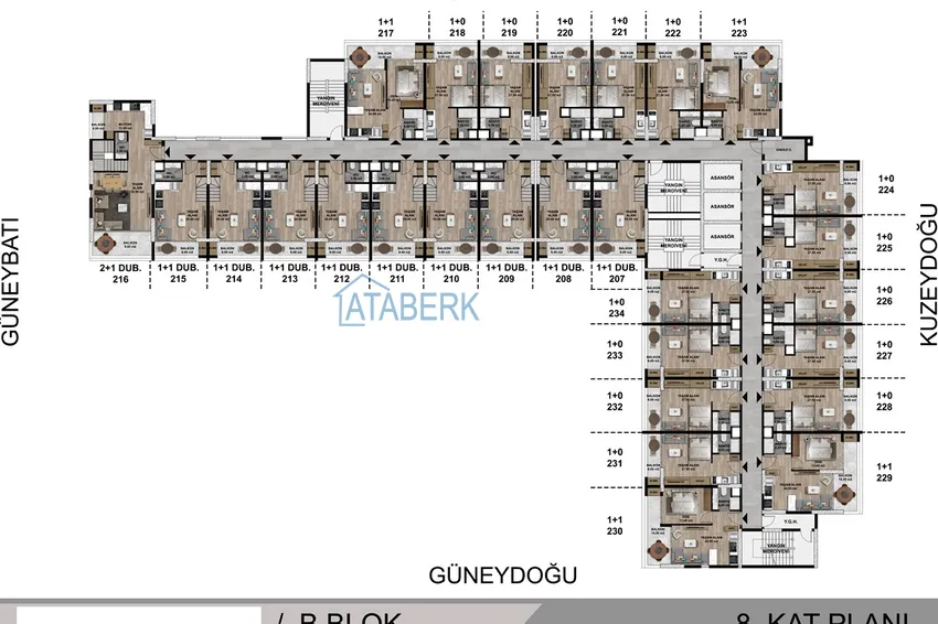Купить дешево Недвижимость на этапе проекта - современный жилой комплекс в Мерсине, Томюк 15 