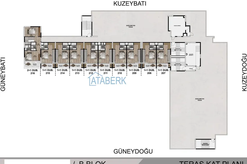 Купить дешево Недвижимость на этапе проекта - современный жилой комплекс в Мерсине, Томюк 16 