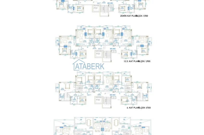 Купить дешево Новый проект жилого комплекса комфорт-класса в Газипаше 2 