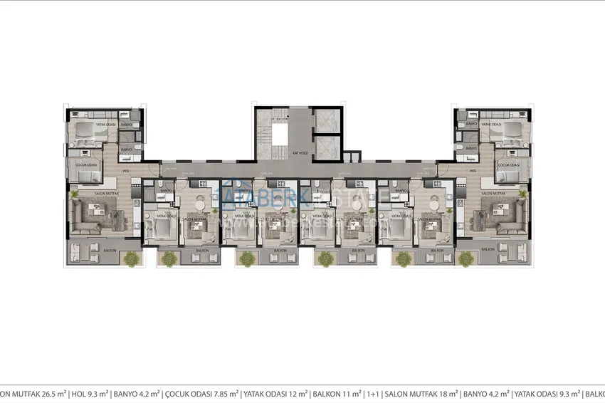 Купить дешево Квартиры от застройщика в новостройке на завершающем этапе строительства – Анталия, Алтынташ  7 
