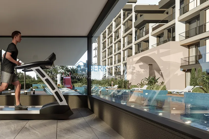 Новый проект жилого комплекса на этапе котлована в Анталии, район Алтынташ 10 