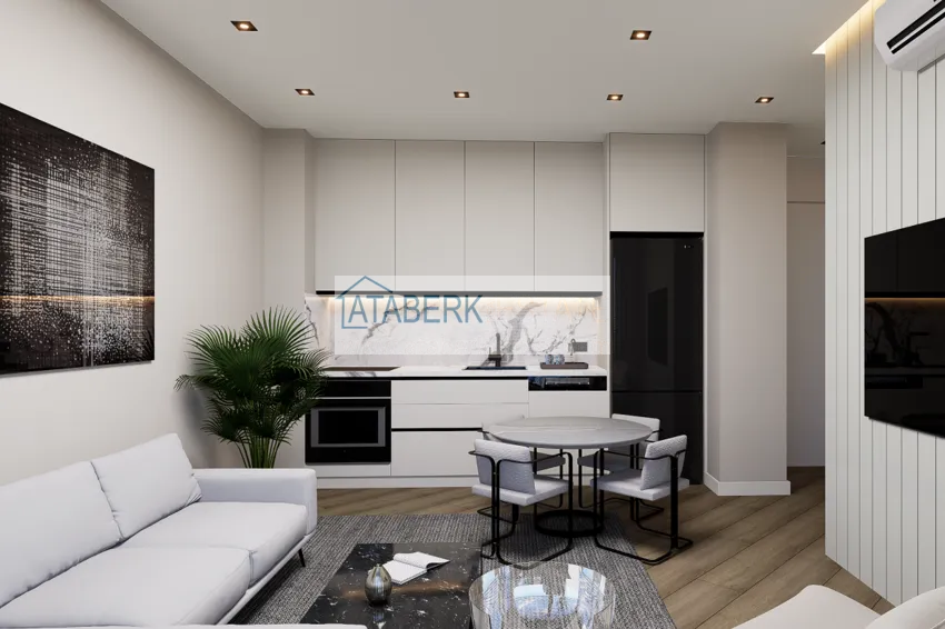 Приобрести Новый проект жилого комплекса на этапе котлована в Анталии, район Алтынташ 10 