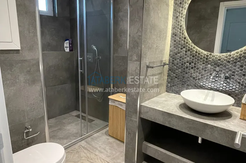 Приобрести Элитная видовая линейная квартира 3+1 с мебелью в районе Тосмур, Алания 11 