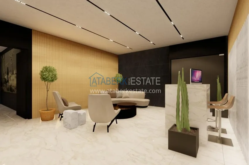 Двухкомнатная квартира в Окурджаларе в комплексе на этапе строительства в 150 метрах от моря 11 