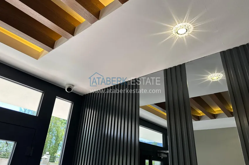 Двухкомнатная квартира с видом на горы в Алании, район Оба 11 