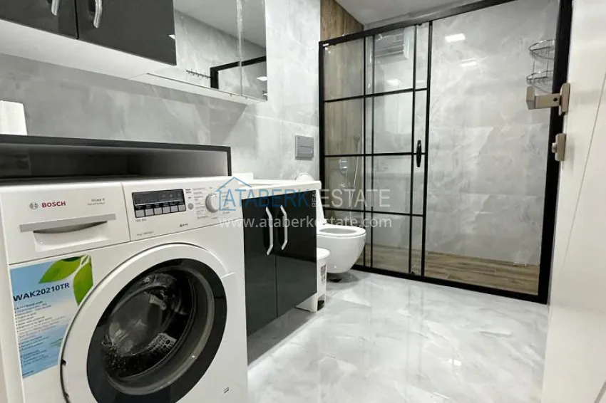 Приобрести Линейная квартира 3+1 с отдельной кухней в комплексе сегмента комфорт – Алания, район Оба 9 