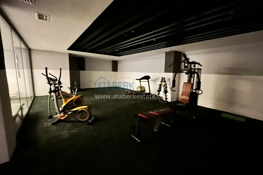 Квартира 1+1 меблированная с видом на море, район Каргыджак – Алания 12