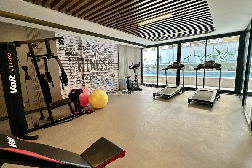 Двухкомнатная квартира в центре Алании, всего в 370 метрах от пляжа Клеопатра 13 