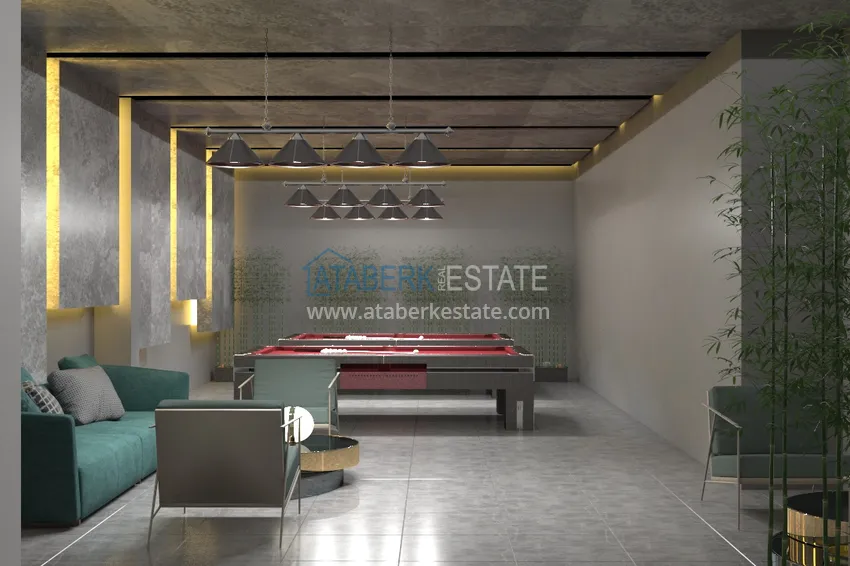 Двухкомнатная квартира в Окурджаларе в комплексе на этапе строительства в 150 метрах от моря 14 