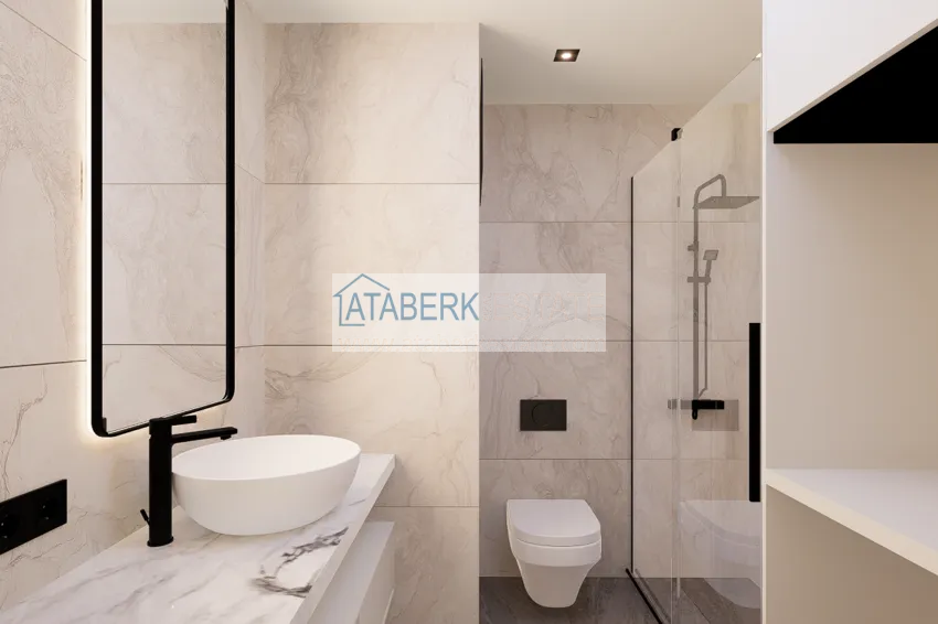 Приобрести Новый проект жилого комплекса на этапе котлована в Анталии, район Алтынташ 15 