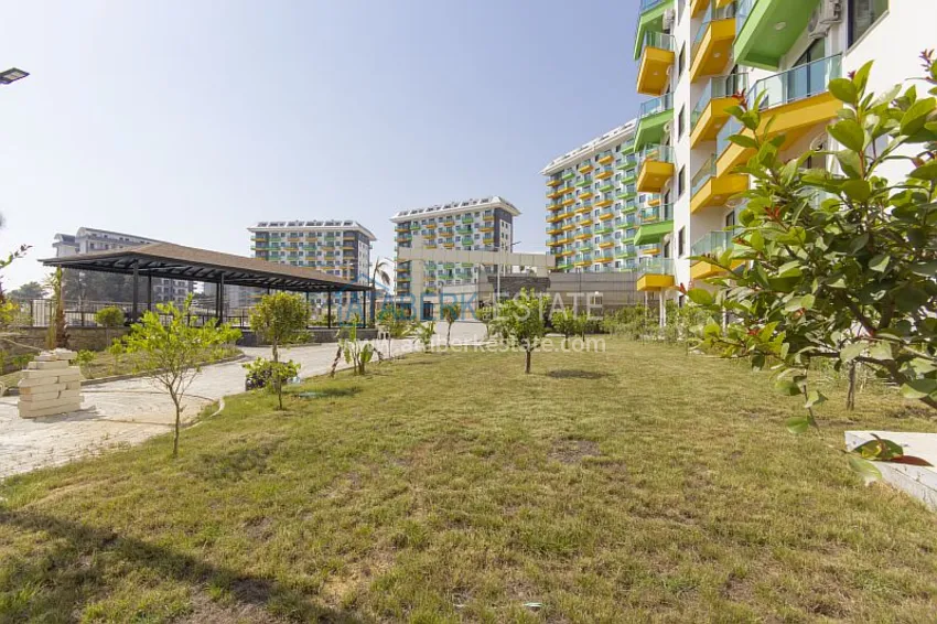 Квартира 2+1 с мебелью и частичным видом на море, район Авсаллар – Алания 14 