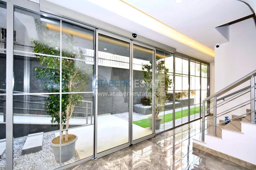 Квартира в центре Алании в комплексе с высоким инженерным оснащением – район пляжа Клеопатра 15 