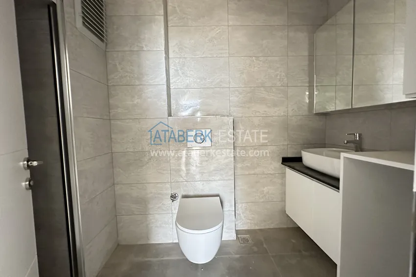 Приобрести Трехкомнатная квартира с чистовой отделкой и видом на море - район верхняя Оба, Алания 15 