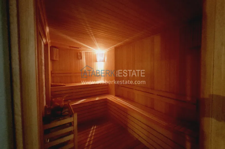 Просторная двухкомнатная квартира с мебелью в центре Алании, район пляжа Клеопатра 17 