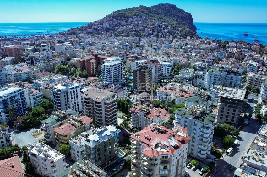 Квартира в центре Алании в комплексе с высоким инженерным оснащением – район пляжа Клеопатра 1 