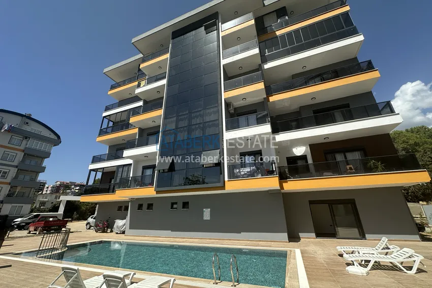 Трехкомнатная квартира с чистовой отделкой и видом на море - район верхняя Оба, Алания 1 