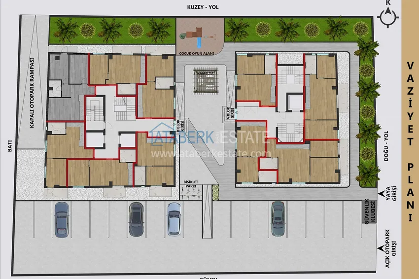 Купить дешево Квартиры-пентхаусы в Анталии – Центр, в комплексе на этапе строительства 1 