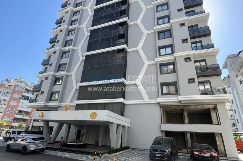 Двухкомнатная квартира с открытым видом на море, район Махмутлар – Алания 4