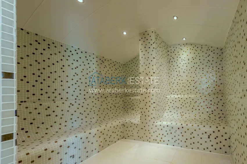 Квартира в Махмутларе с мебелью и застекленным балконом в комплексе премиум-класса 21 